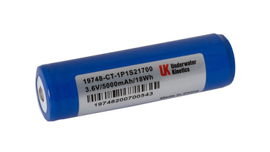 Lithium-Ion Battery 5000 mAh 21700 Size for Aqualite MAX, MULTI, PRO2